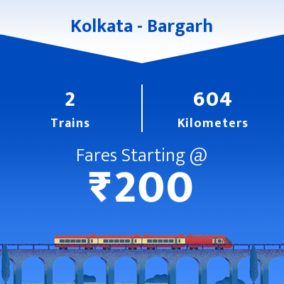 Kolkata To Bargarh Trains